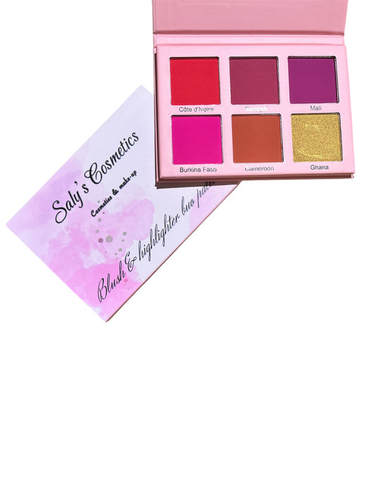 Blush & Highligter Buo palette